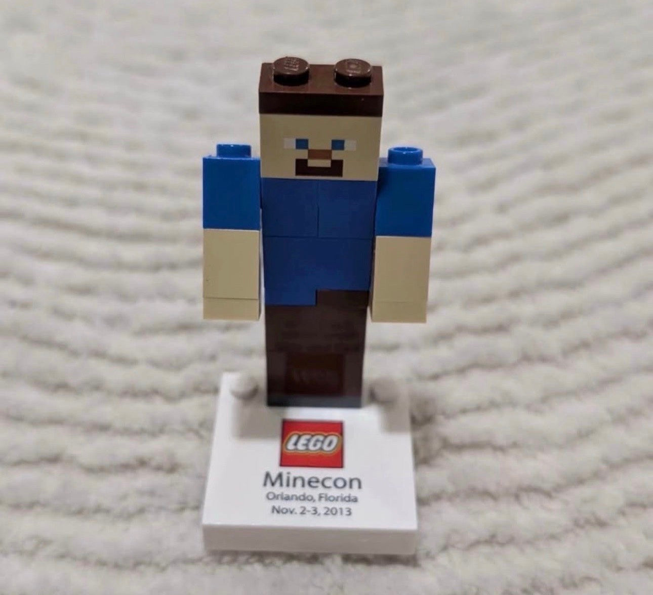 Rare Lego Minecraft Steve, 2013 Minecon