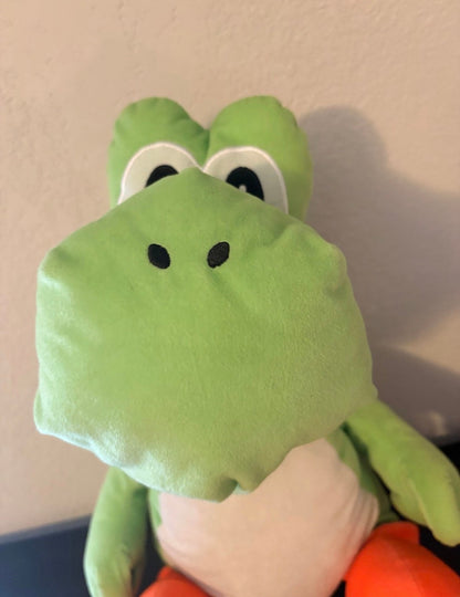 Nintendo Toys | 2019 Xl 14" Super Mario Yoshi Plush With Secret Shell Pouch