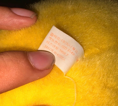 Ultra Rare 1999 Vintage "Fat Pikachu" Jumbo Plush – Official Korean Release
