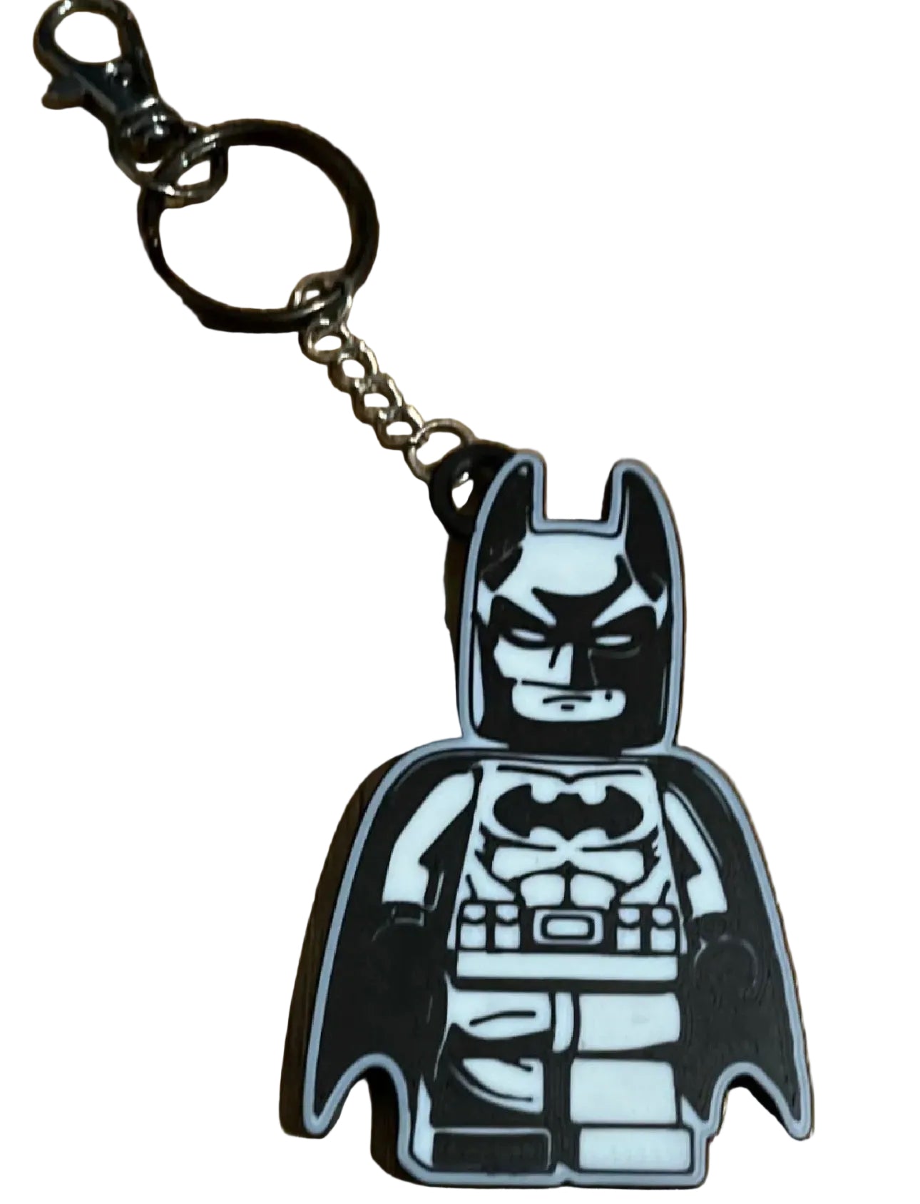 3D Printed Small Batman Keychain (metal keychain not included)