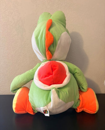 Nintendo Toys | 2019 Xl 14" Super Mario Yoshi Plush With Secret Shell Pouch