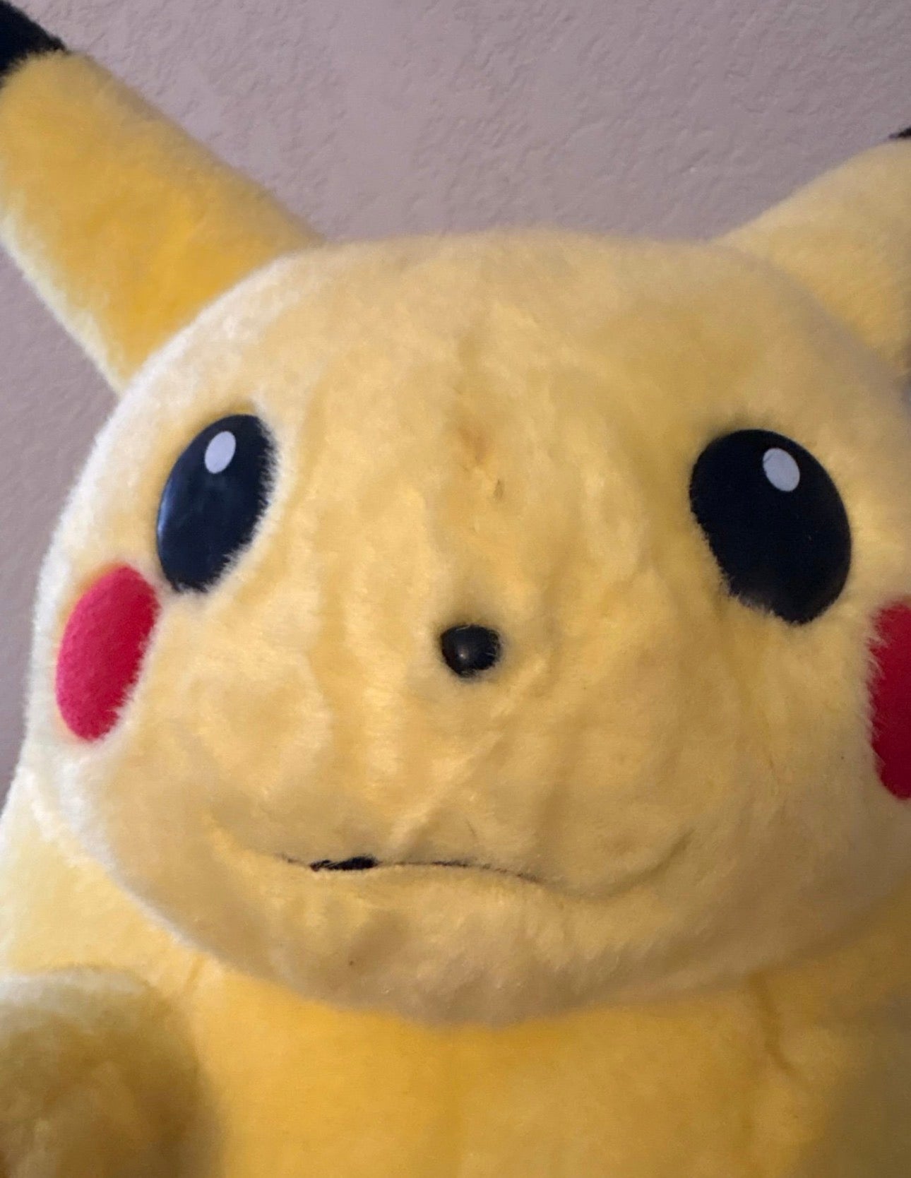 Ultra Rare 1999 Vintage "Fat Pikachu" Jumbo Plush – Official Korean Release