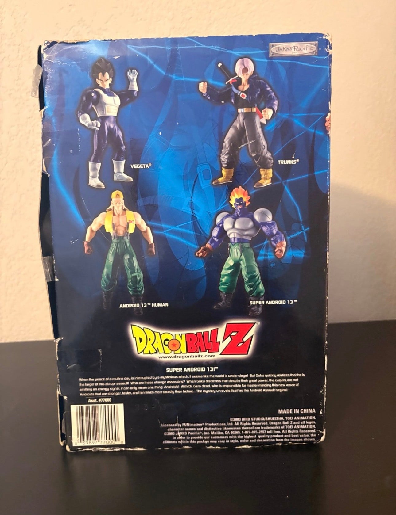 Dragon Ball Z Android 13 Human Movie Collection 2003 Jakks Pacific NIP
