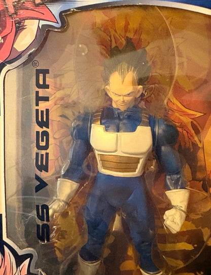 | Dragon Ball Z Movie Collection | SS Vegeta 10" Figure Jakks Factory Sealed